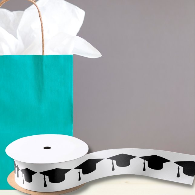 Graduation Cap Custom School colours  Satin Ribbon (Creator Uploaded)