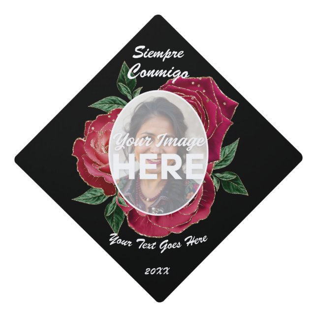 Graduation Cap Decoration In Memory of (Front)