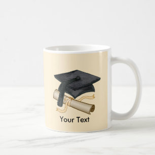 Graduation Cap Diploma custom mug 