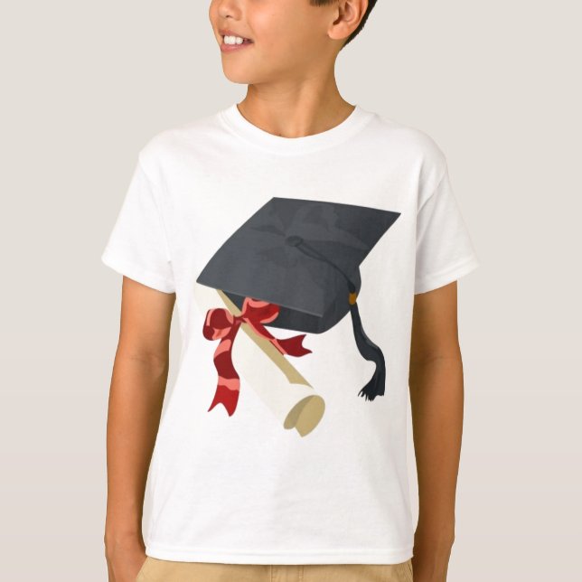 Graduation Cap & Diploma T-Shirt (Front)