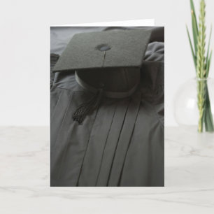 Graduation Cap Gown Card
