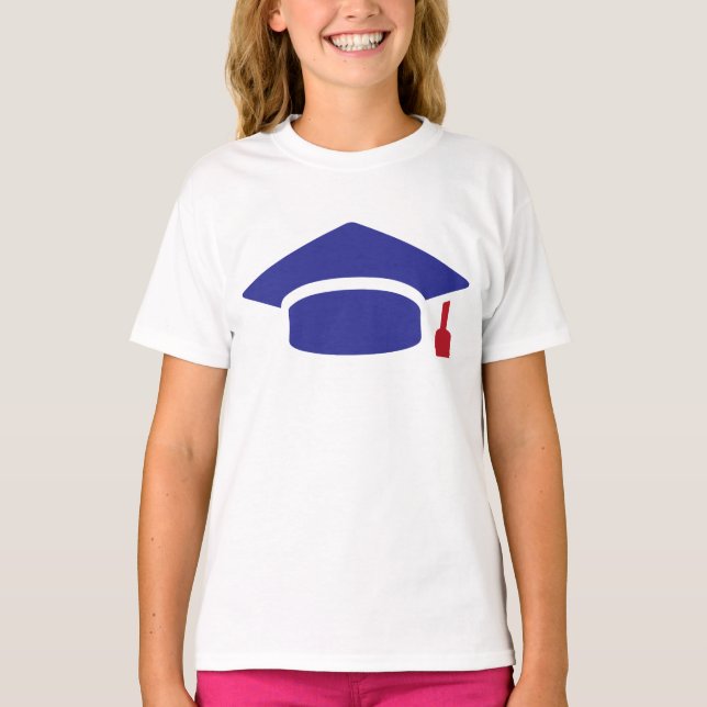 Graduation Cap Icon T-Shirt (Front)