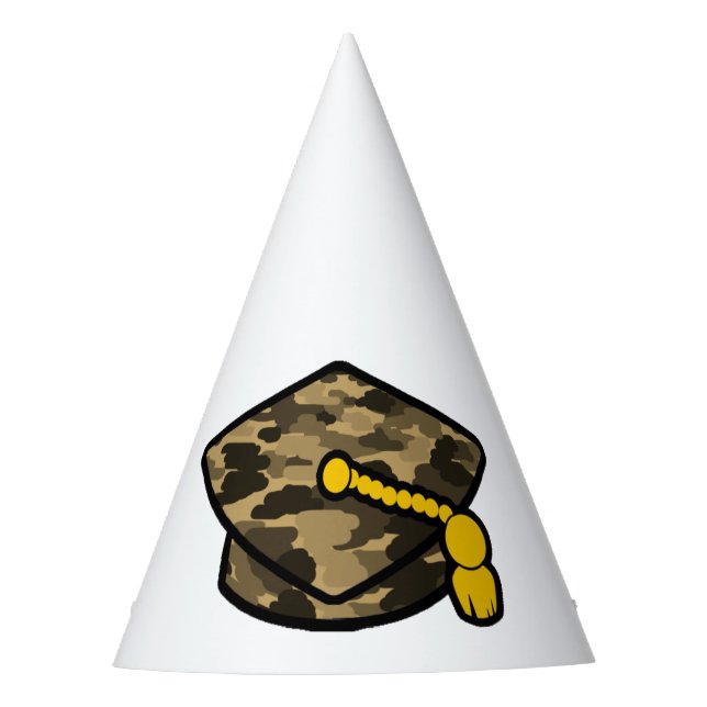 Graduation Cap Khaki Camo (Front)