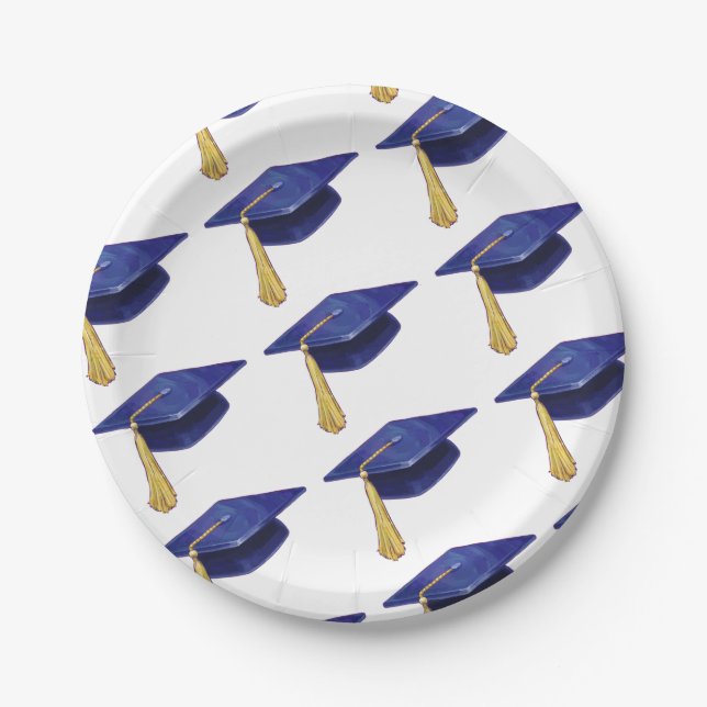 Graduation Cap Paper Plate (Front)