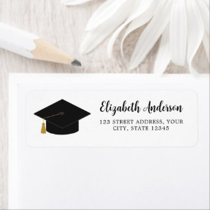 Graduation Cap Return Address