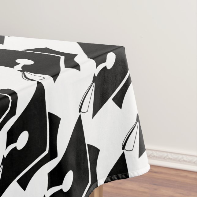 Graduation Cap Tablecloth (In Situ)