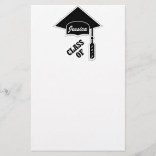 Graduation Cap Template Stationery