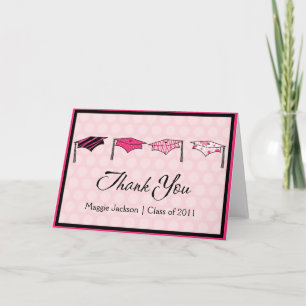 Graduation Cap Thank You Card