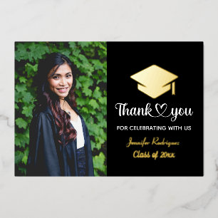 Graduation Cap Thank You Grad Custom Photo