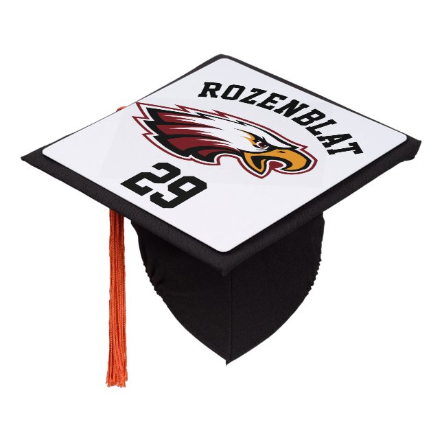 GRADUATION CAP TOPPER CUSTOMIZED (Angled)