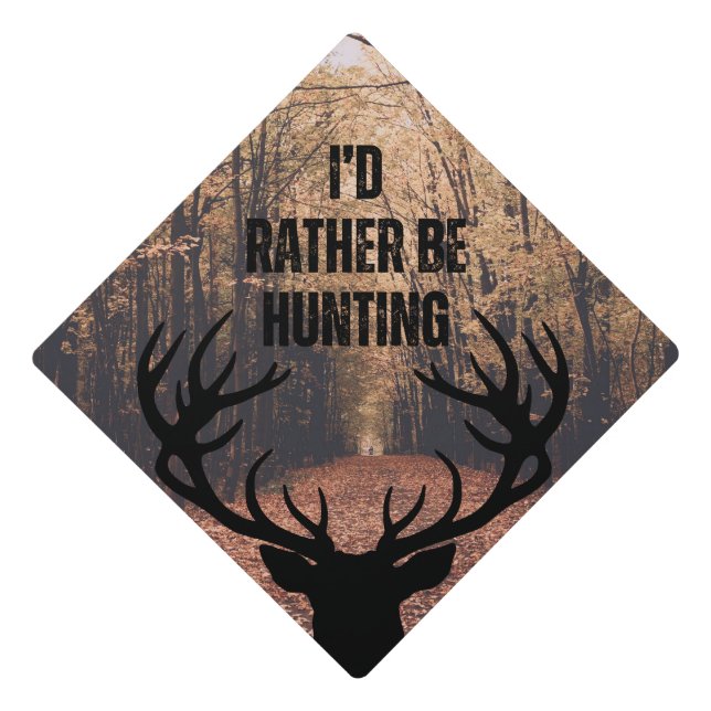 Graduation Cap Topper - Hunting (Front)