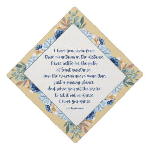 Graduation Cap Topper - I Hope You Dance