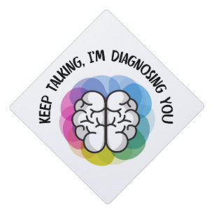 Graduation Cap Topper - Keep Talking