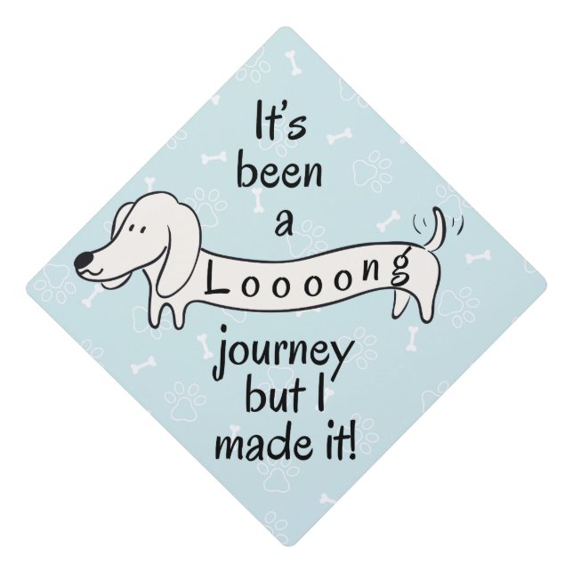 Graduation Cap Topper - Long Journey (Front)