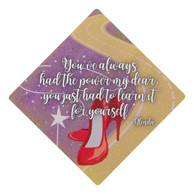 Graduation Cap Topper - Power (Front)