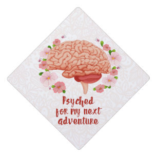 Graduation Cap Topper - Psyched
