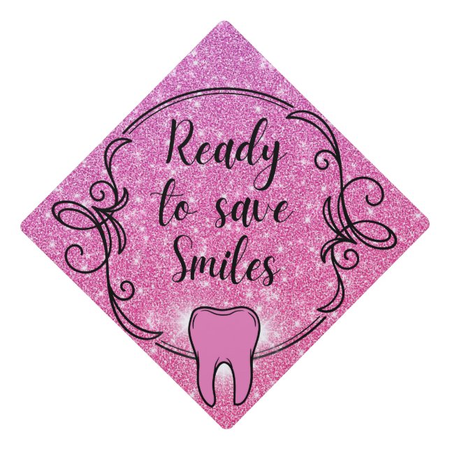 Graduation Cap Topper - Save Smiles (Front)