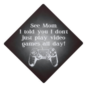 Graduation Cap Topper - See Mom