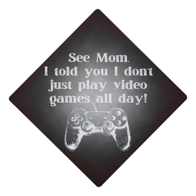 Graduation Cap Topper - See Mom (Front)