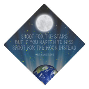 Graduation Cap Topper - Shoot For The Stars