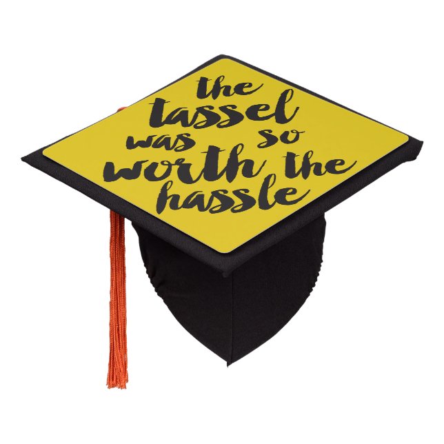 Graduation Cap Topper - Worth (Angled)