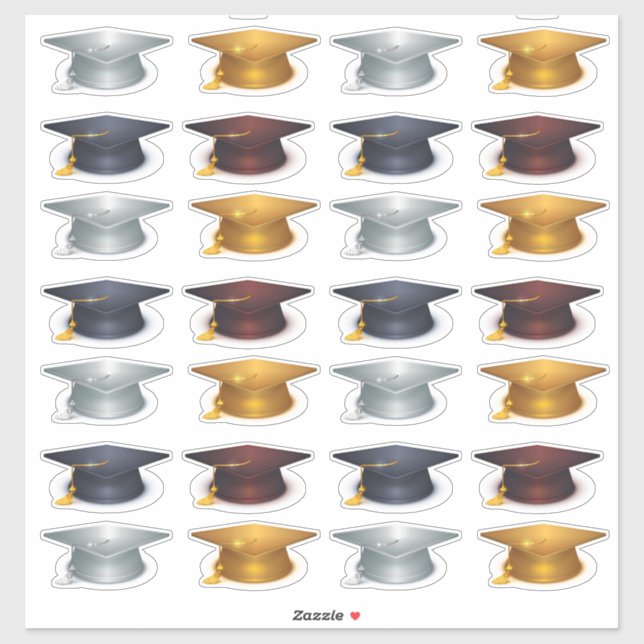 Graduation Caps  (Sheet)