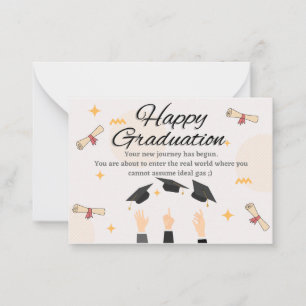 Graduation Card for Chemical Engineering Graduate