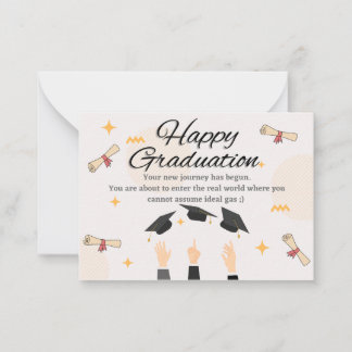 Graduation Card for Chemical Engineering Graduate