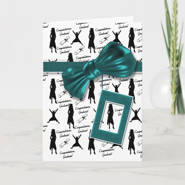 Graduation cards for women - customizable (Front)