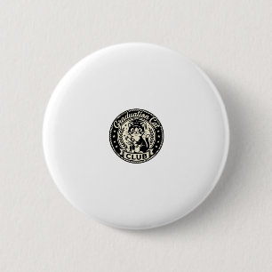 Graduation Cat Funny Cat Graphic - Graduation Cat 2 Inch Round Button