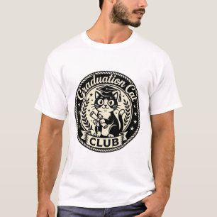 Graduation Cat Funny Cat Graphic - Graduation Cat T-Shirt