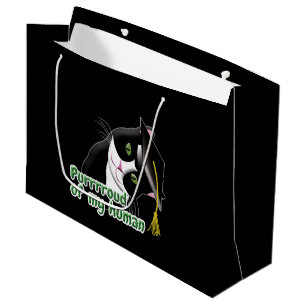 Graduation Cat Large Gift Bag