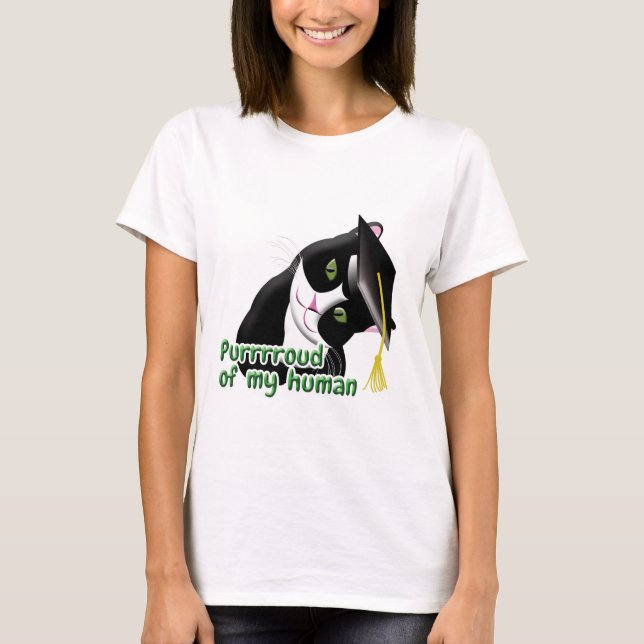 Graduation Cat T-Shirt (Front)