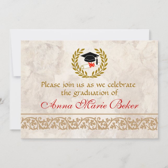 Graduation Celebration Invitation (Front)