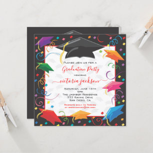 Graduation Celebration Party Invitation Card