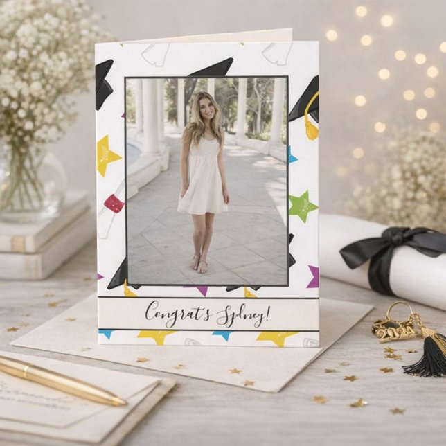 Graduation Celebration Photo Card (Creator Uploaded)