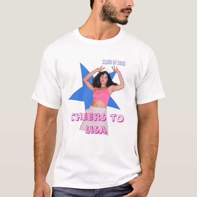 Graduation Celebration Photo T-Shirt (Front)