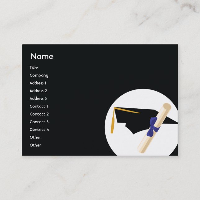 Graduation - Chubby Calling Card (Front)