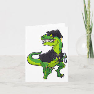 Graduation Cl Of 2025 Funny Dinosaur T-rex Graduat Card