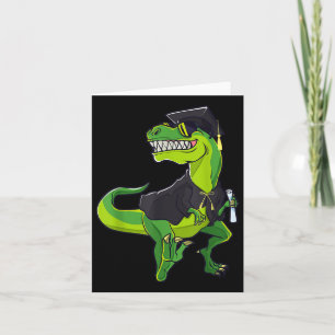Graduation Cl Of 2025 Funny Dinosaur T-rex Graduat Card