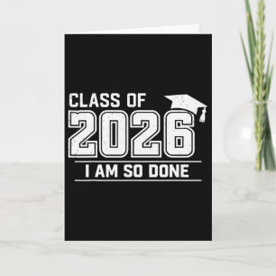 Graduation Cl Of 2026 Mom For Women Card