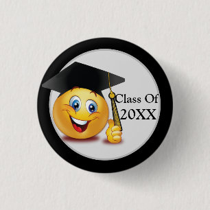 Graduation Class Custom 1 Inch Round Button