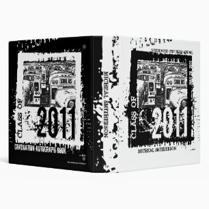 Graduation Class of 2011 Binder School Bus Black