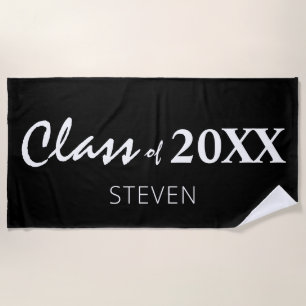 Graduation Class of 2020 Personalized Beach Towel
