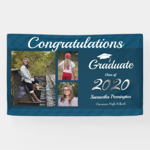 Graduation Class of 2020 Photo Collage Banner