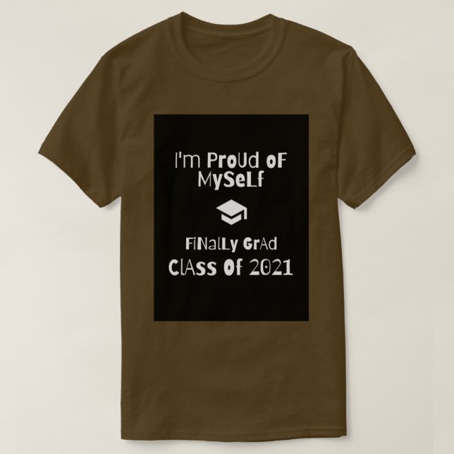 Graduation Class of 2021 5 T-Shirt (Design Front)