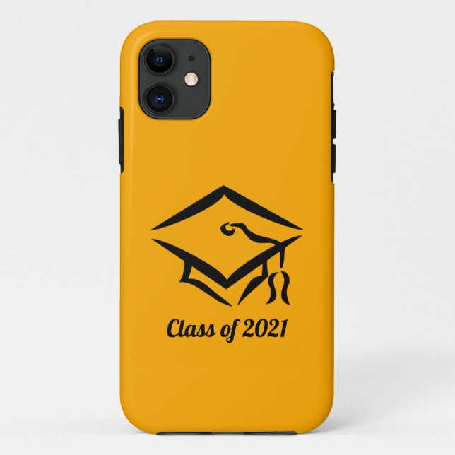 Graduation Class of 2021 GLDBLK Case-Mate iPhone Case (Back)