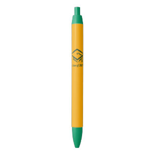 Graduation Class of 2021 GLDGRN Black Ink Pen