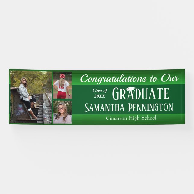 Graduation Class of 2021 Photo Collage Banner (Horizontal)