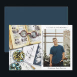 Graduation Class of 2022 Environmental Science<br><div class="desc">Graduation Class of 2022 Medical Environmental Science Forestry Agriculture Grad Photo Announcement features a watercolor illustration of a biologist workplace which includes glasses, books, laboratory petri dishes, microbes, pipette, viruses and more. The text "Grad", your qualification, name, year of qualification and location of study. Personalize by editing the text in...</div>